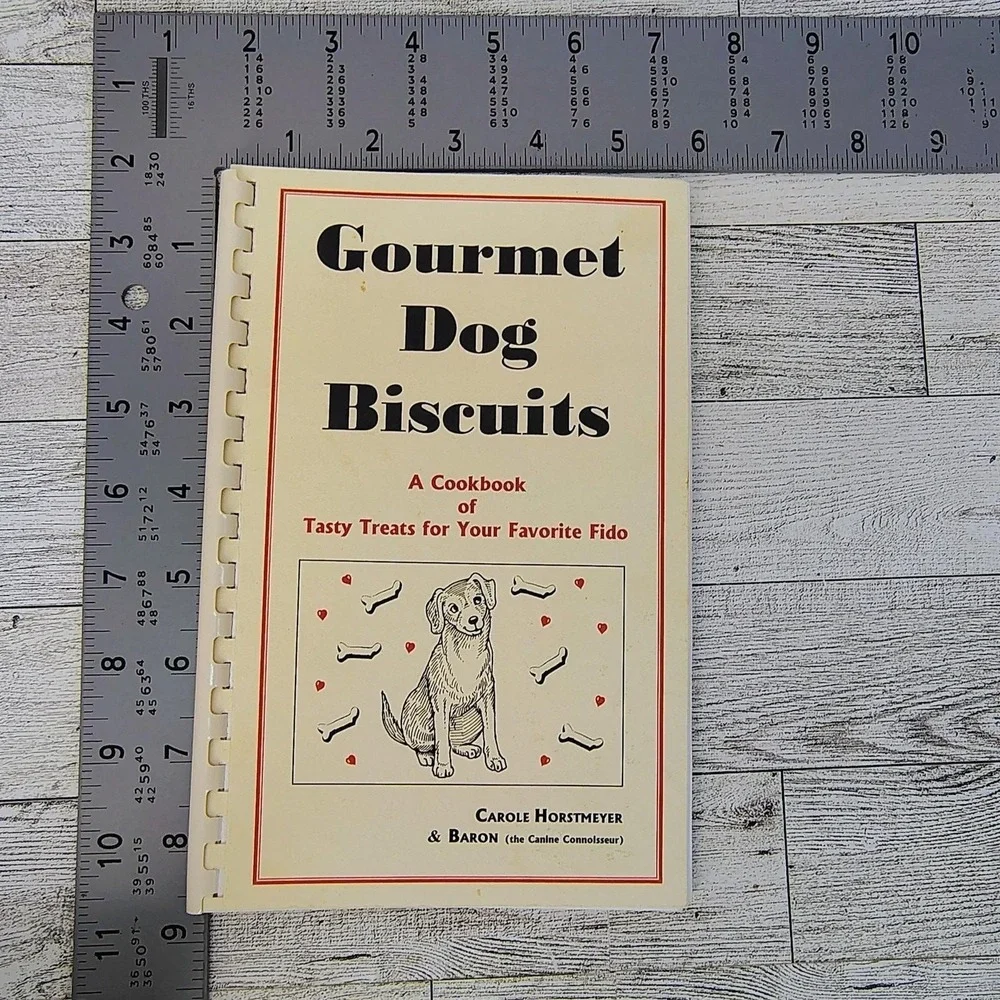 Gourmet Dog Biscuits Cookbook Tasty Treats for Your Fido Carole Horstmeyer 1996